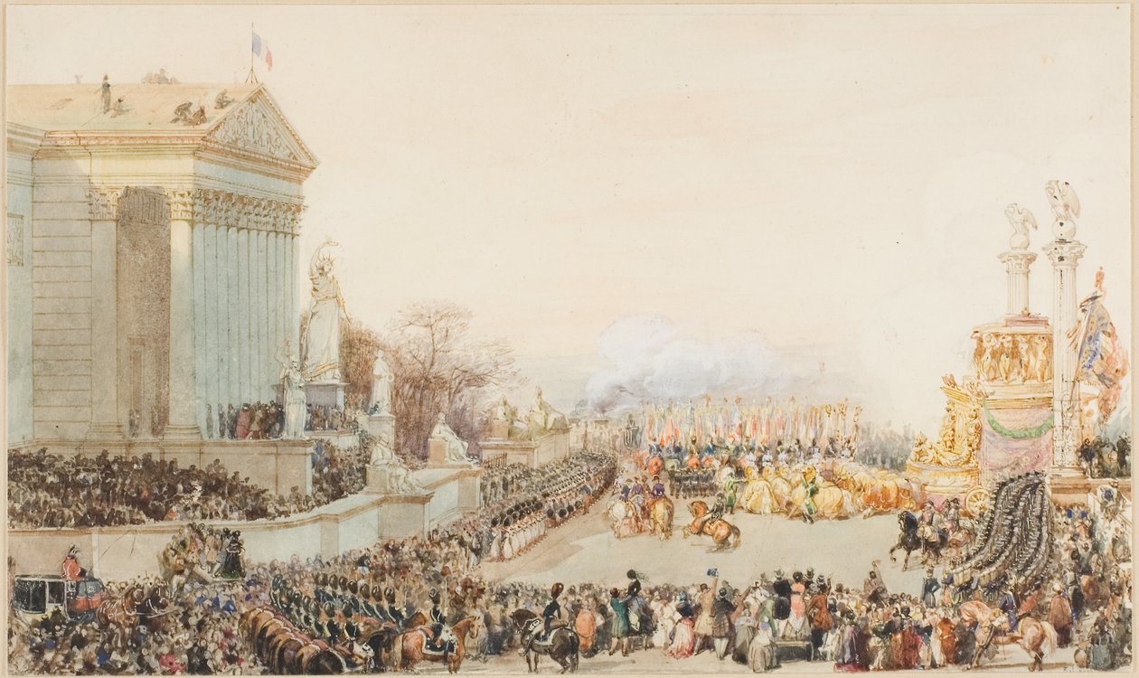 Oversettelsen av Napoleons aske: 15. desember av Eugene Louis Lami