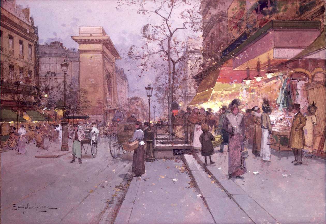St. Denis Gate av Eugene 1854 1941 Galien Laloue
