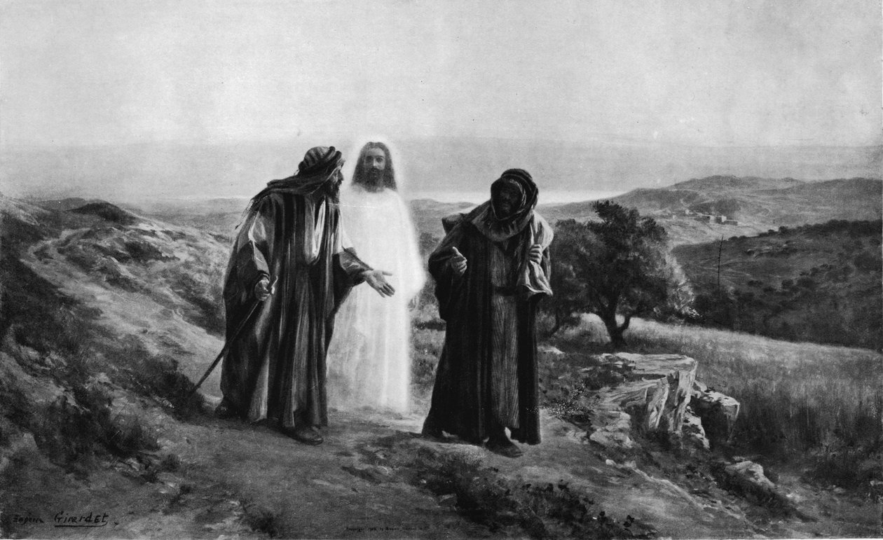 Disipler ved Emmaus, c1905, 1912 av Eugene Alexis Girardet