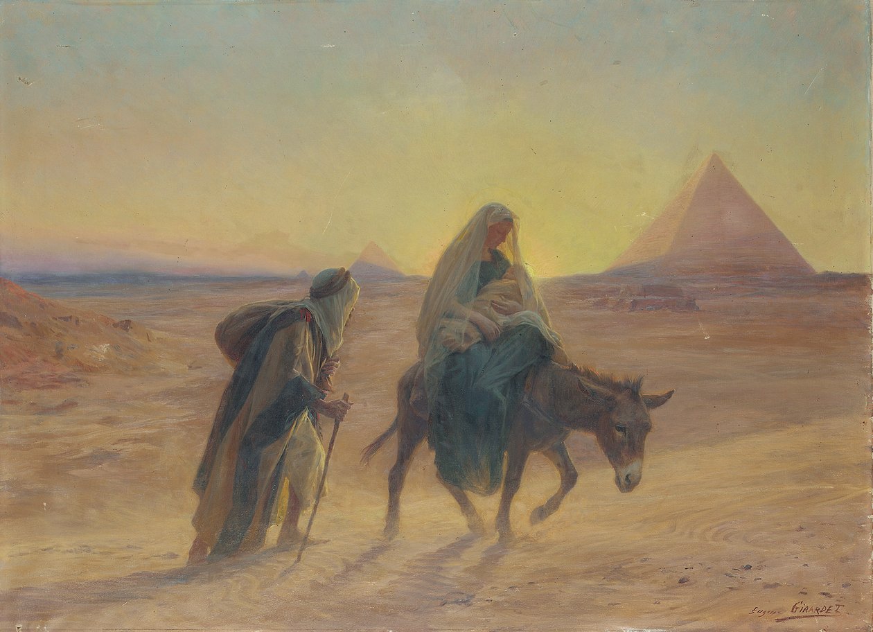 Flykten til Egypt av Eugene Alexis Girardet