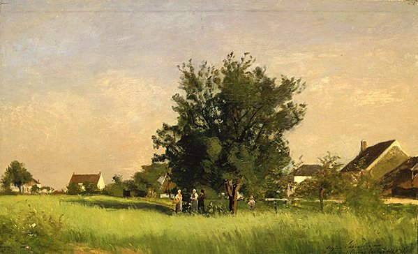 Landskap av Eugene Antoine Samuel Lavieille