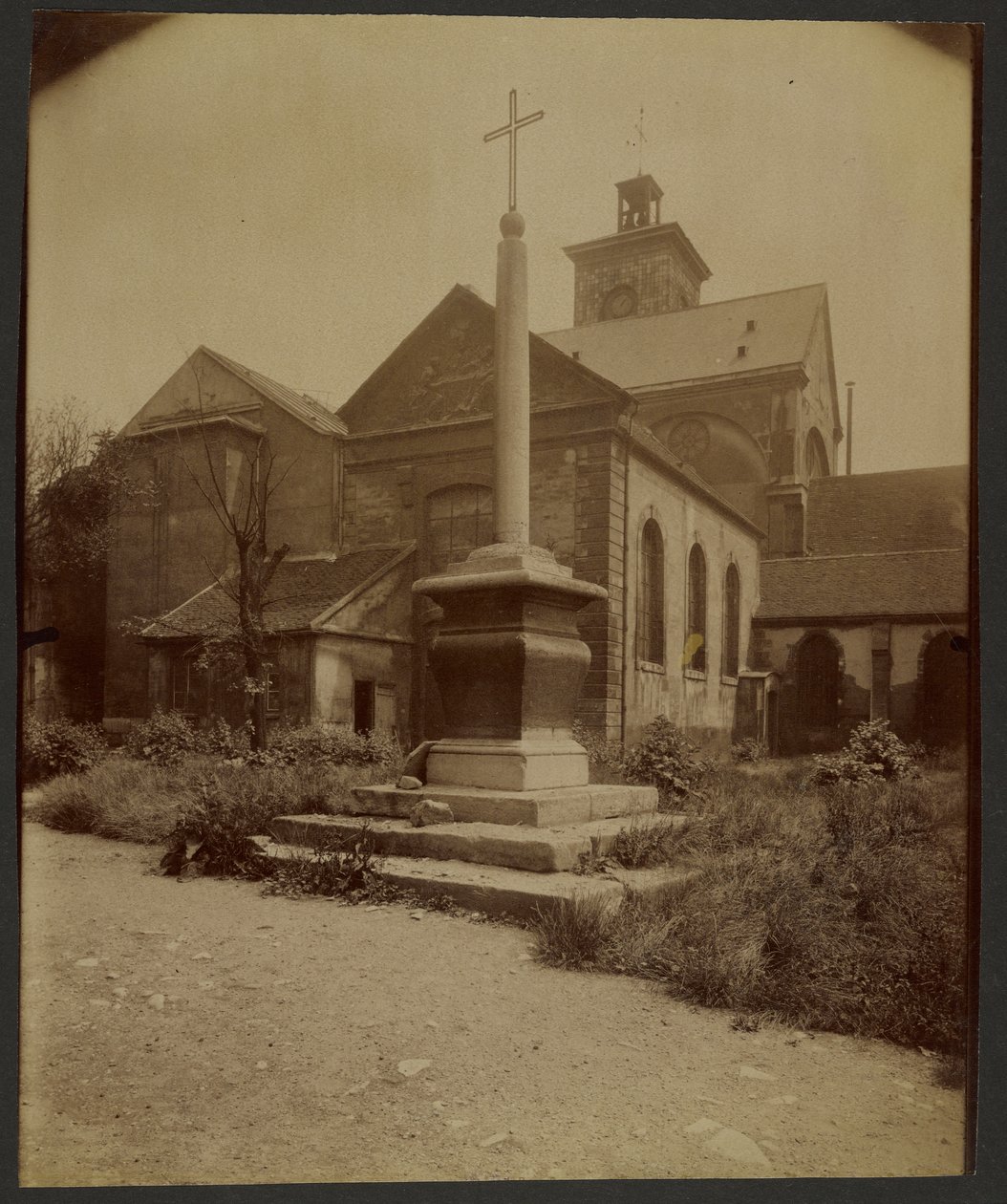 Den gamle Sainte-Marguerite-kirkegården, Rue Saint-Bernard av Eugène Atget