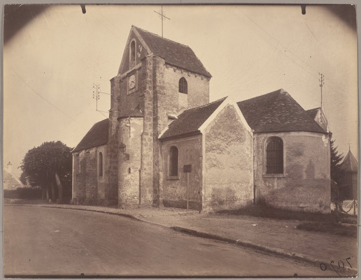 Bures (Kirke) av Eugène Atget