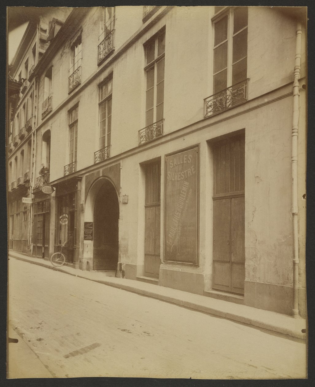Hôtel de la Guillonière, Rue des Bons-Enfants 28, Richelieu bodde her (1°) av Eugène Atget