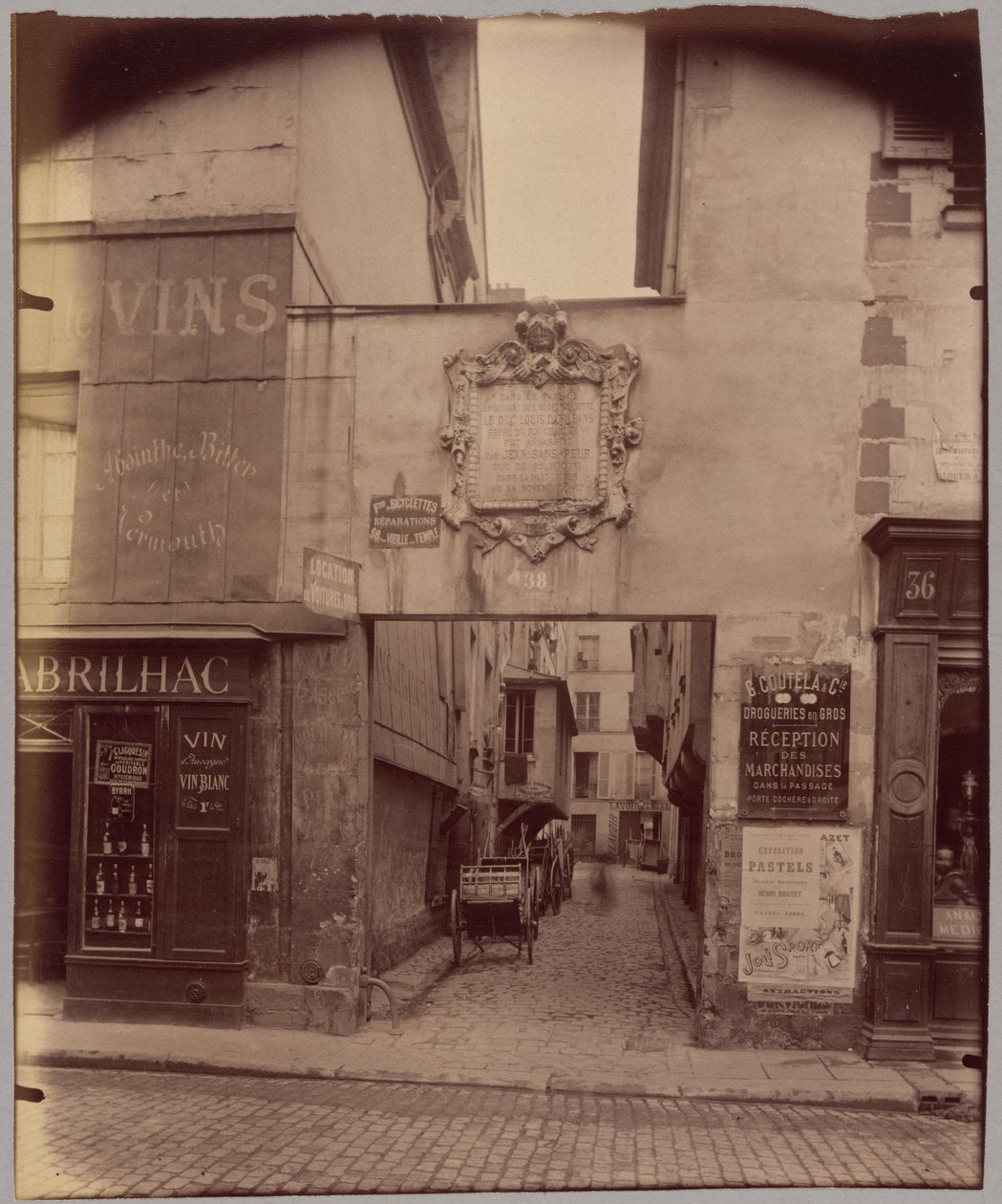 Blindgaten Barbette av Eugène Atget