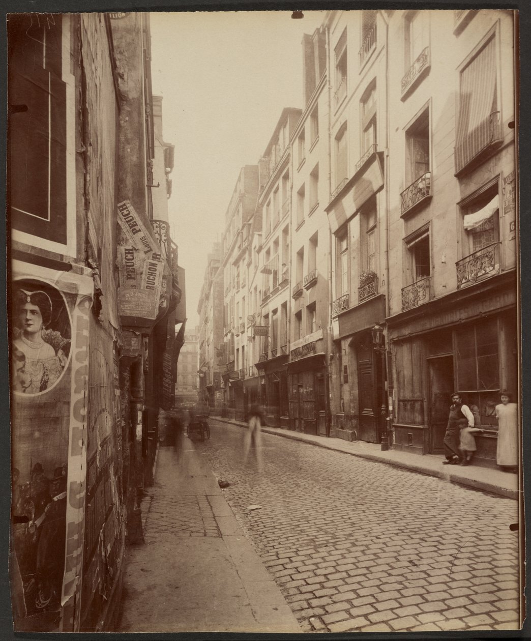 Husene i Rue Grenier Saint-Lazare 4, 6, 8 av Eugène Atget