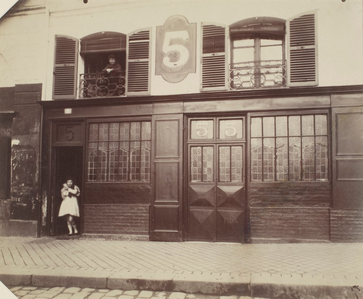 Hus i Versailles av Eugène Atget