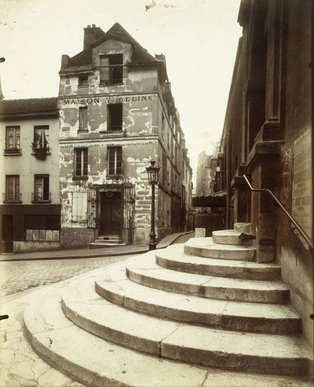 Rue de la Montagne-Sainte-Geneviève av Eugène Atget