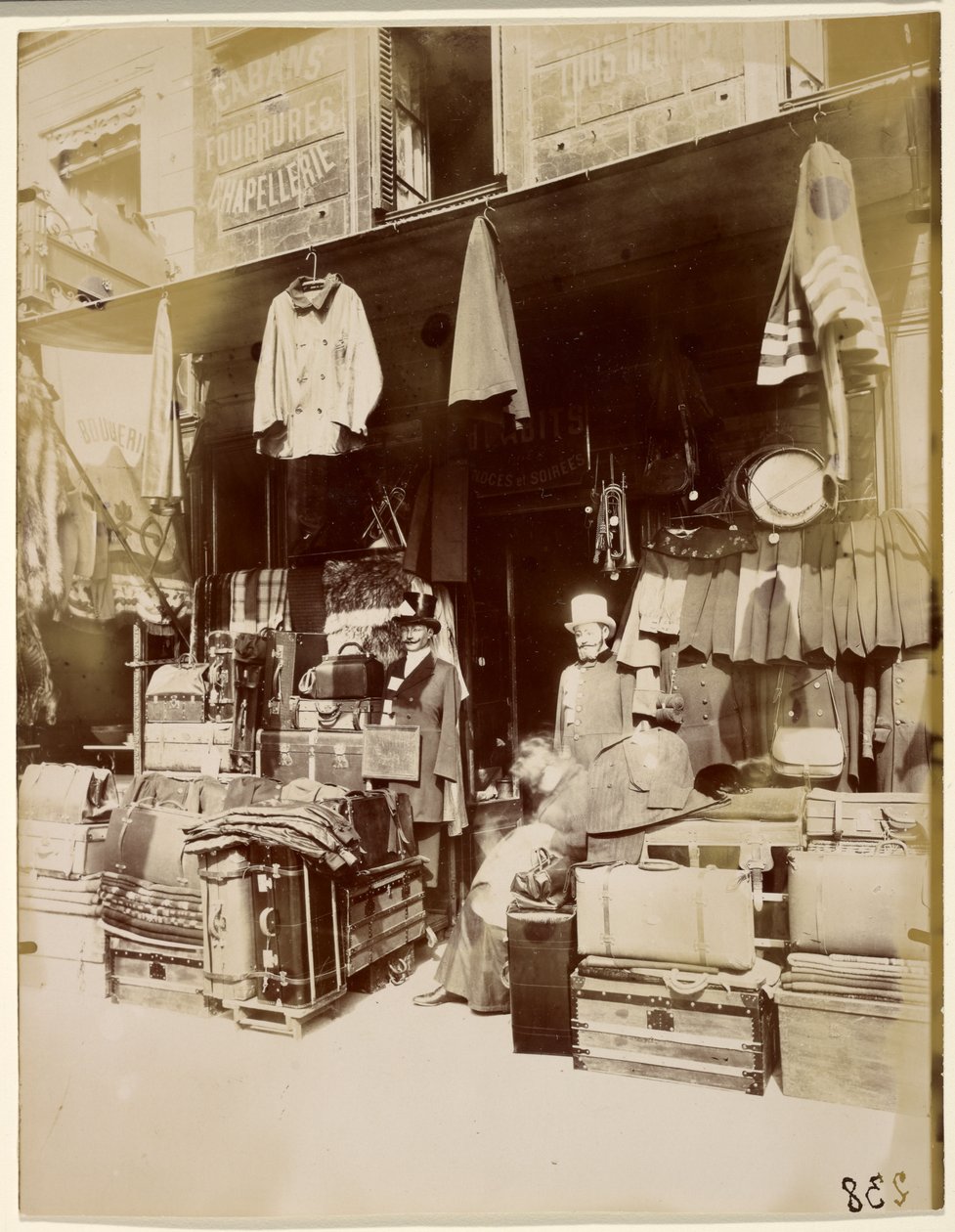 Petit Thouars-gaten [sic] av Eugène Atget