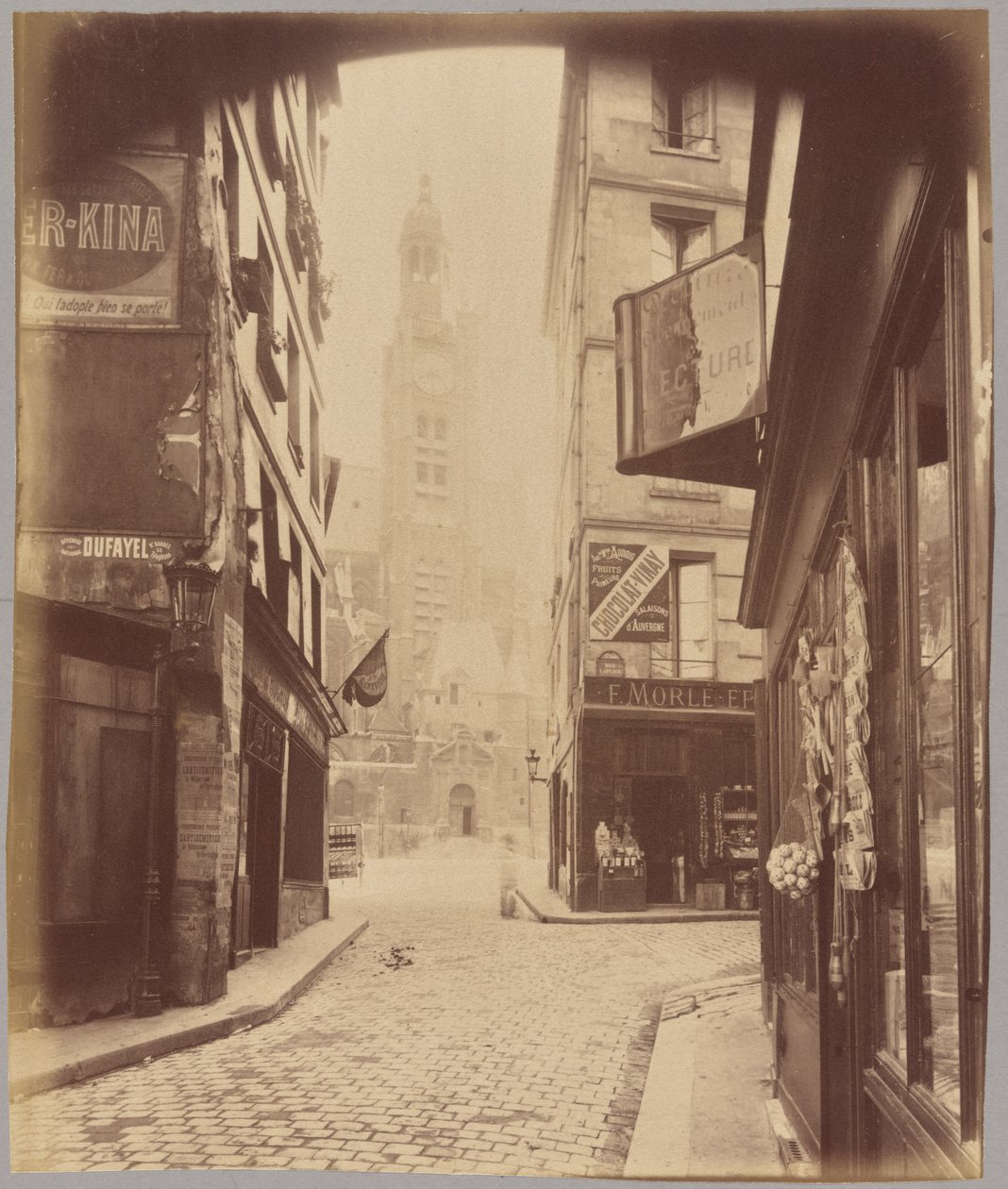 Saint-Étienne-du-Mont, Sainte-Geneviève Mountain Street av Eugène Atget