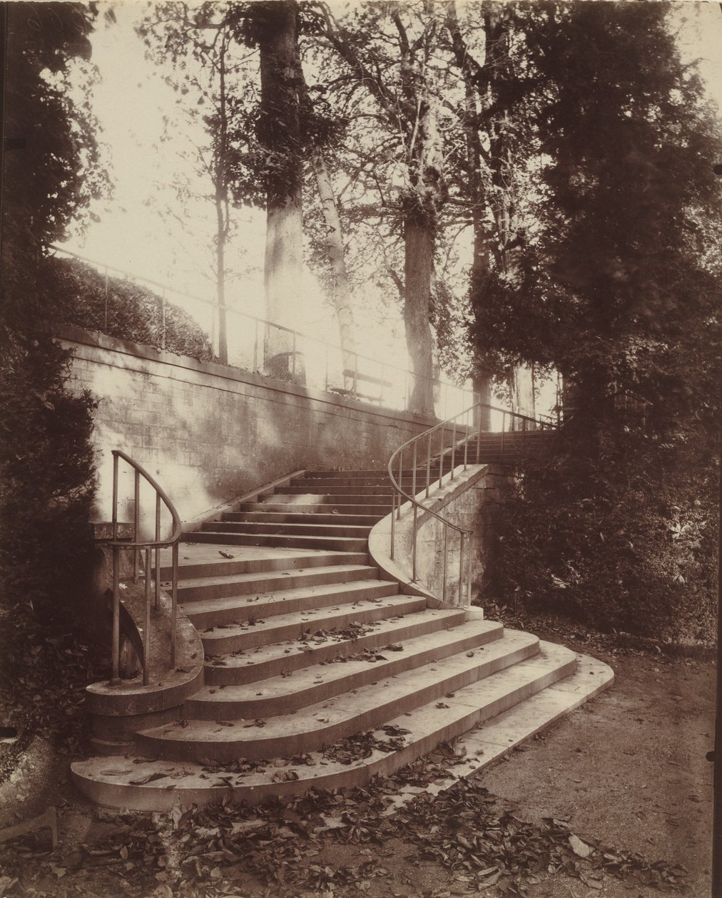 Trappene ved Saint-Cloud av Eugène Atget