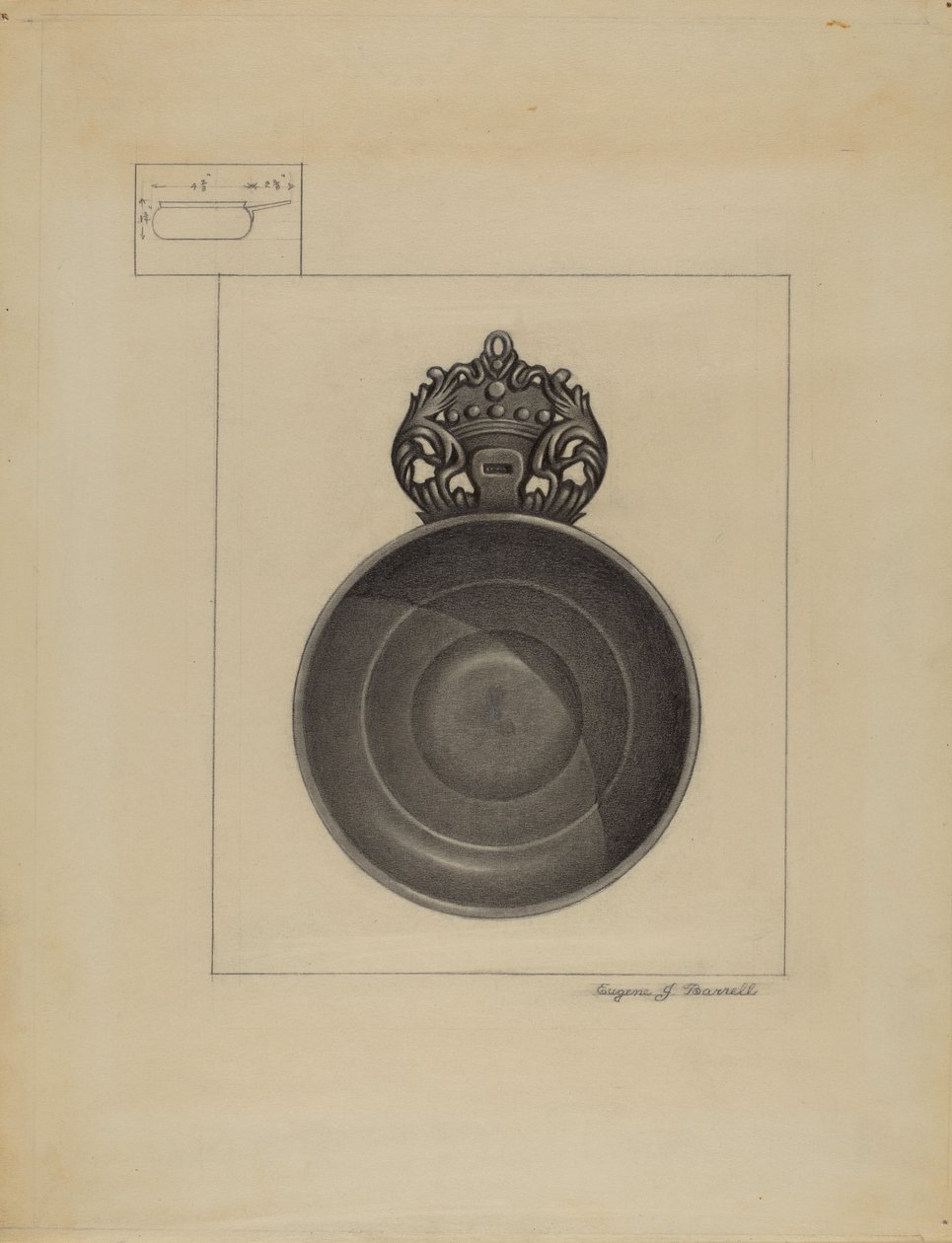 Tinn Porringer av Eugene Barrell