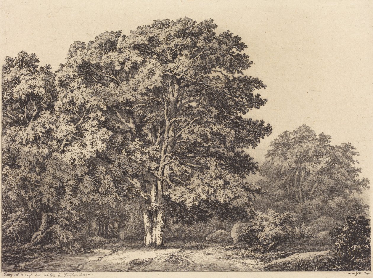 Inngang til en skog av Eugene Bléry
