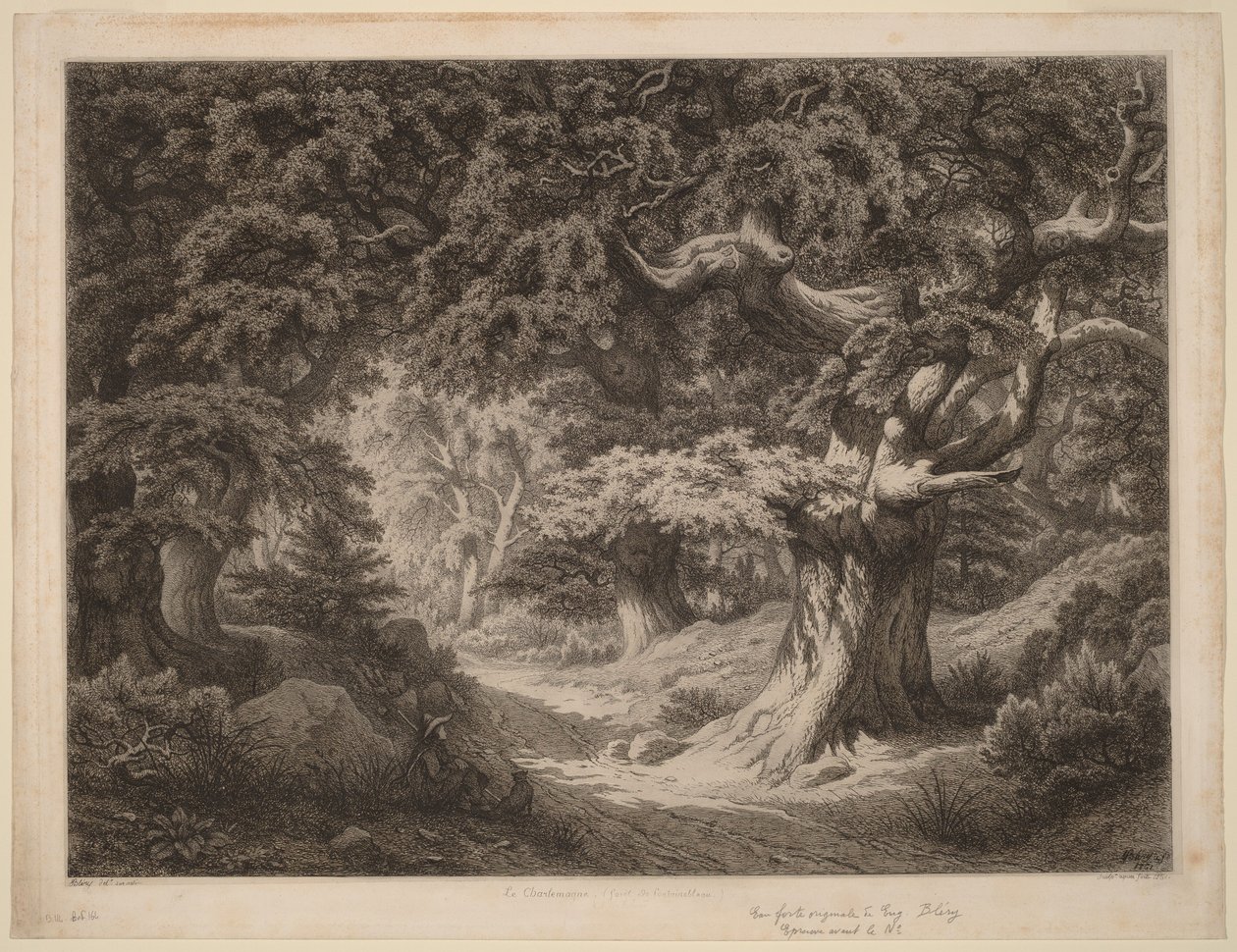 Charlemagne, Fontainebleau-skogen av Eugene Bléry