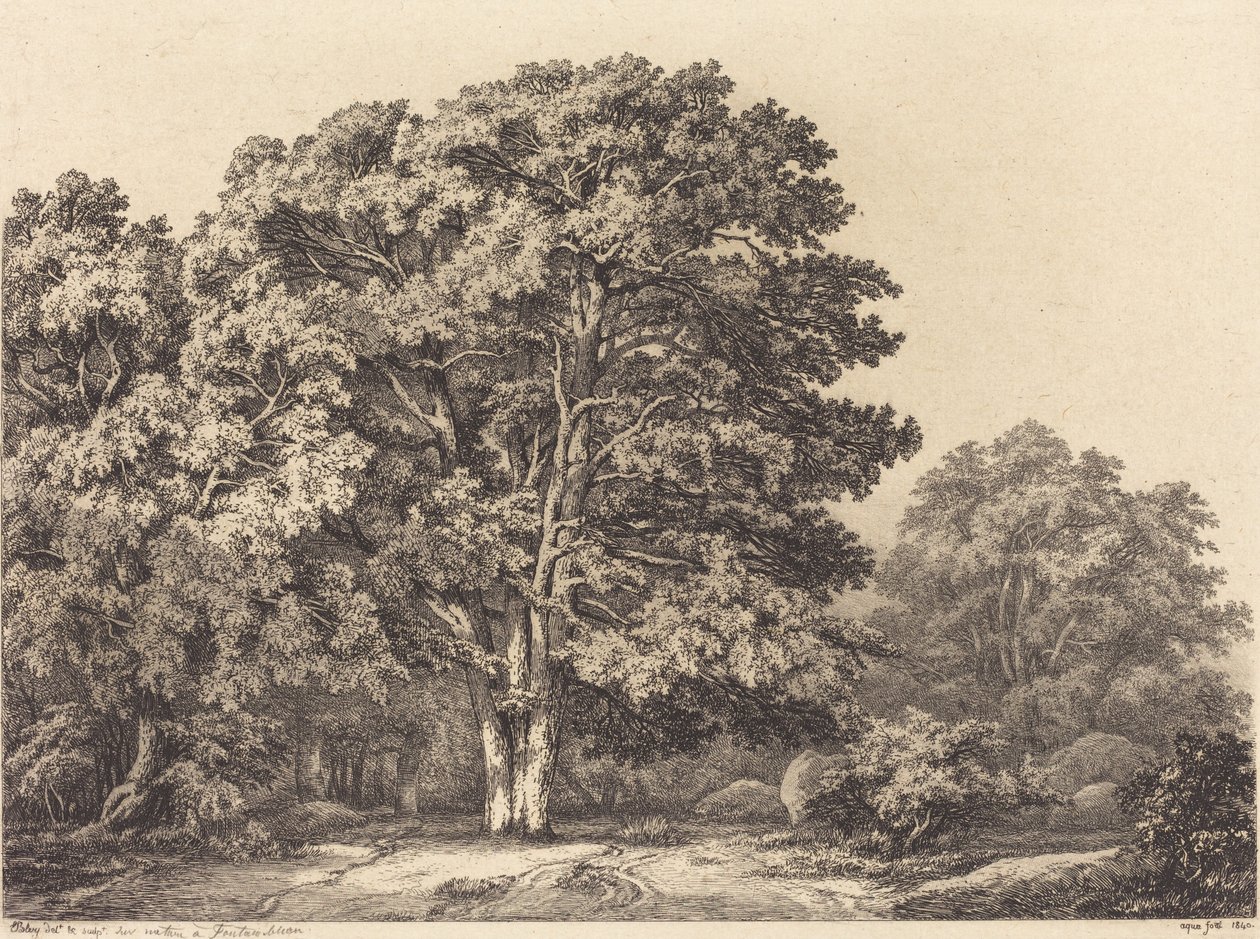 Inngang til en skog av Eugene Bléry