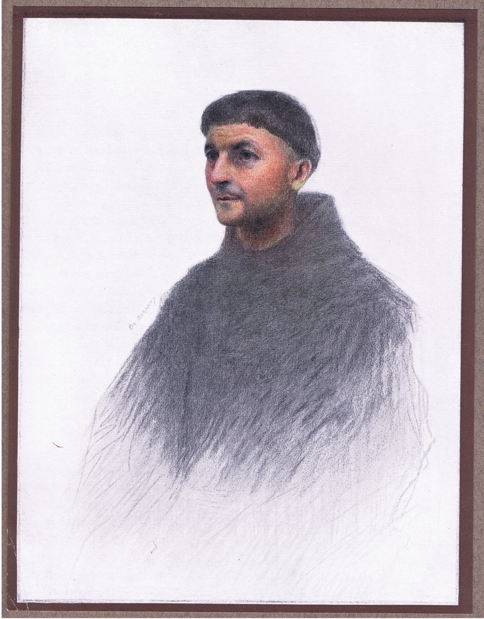 En munk, 1919 av Eugene Burnand