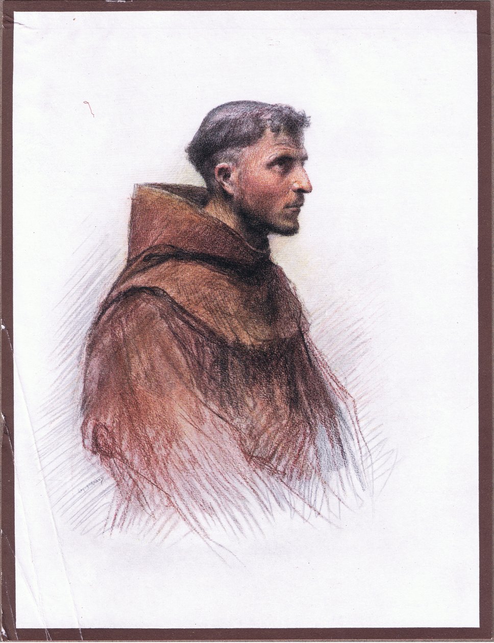 Friar Masseo, 1919 av Eugene Burnand