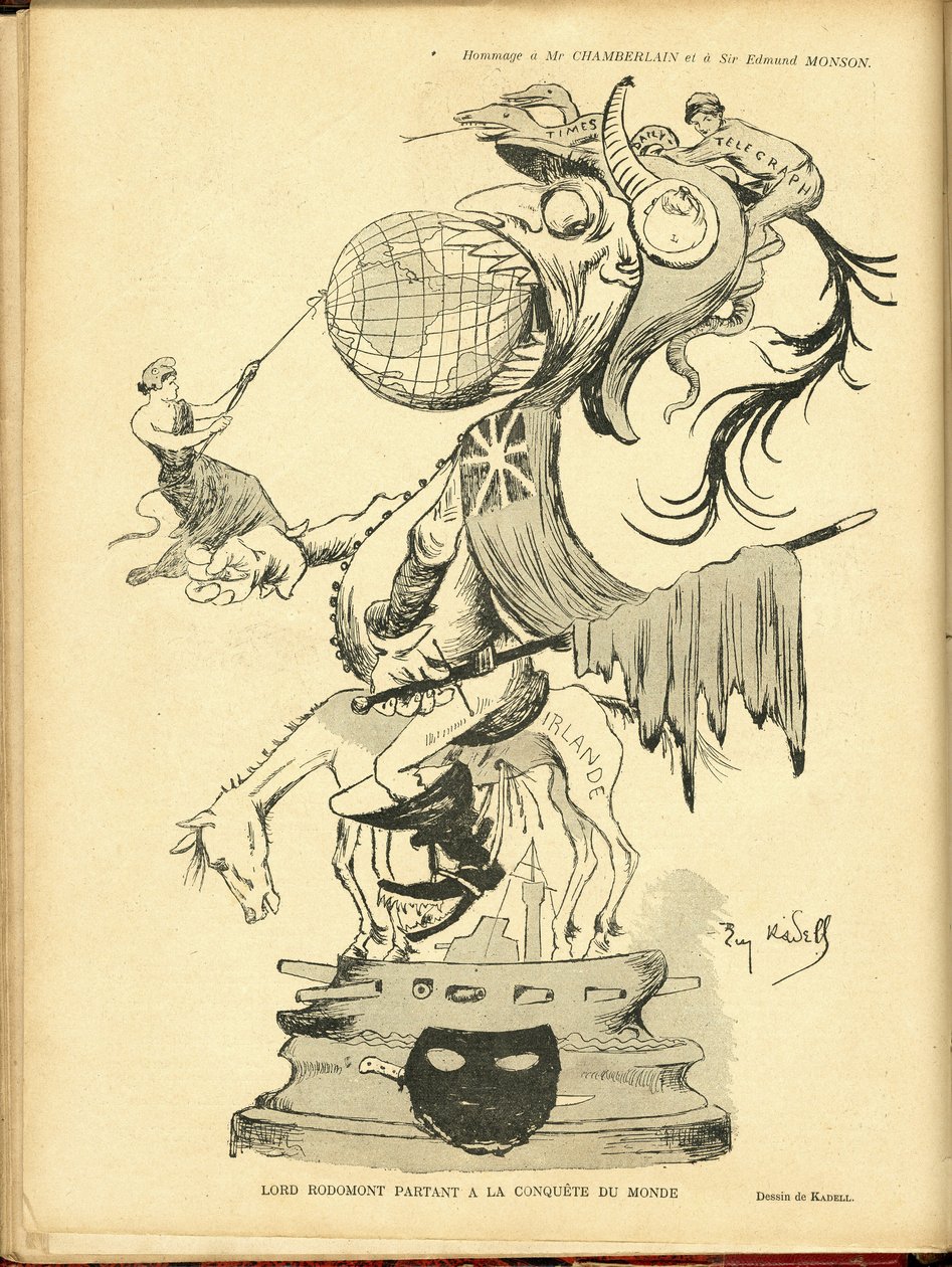 Illustrasjon av Eugene Cadel (1867-1940) i Le Rire av Eugene Cadel