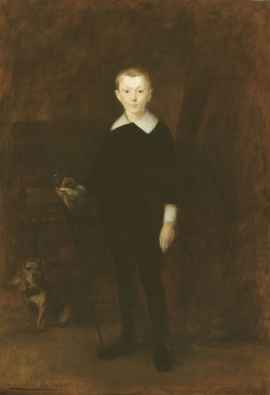 Portrett av en gutt av Eugène Carrière