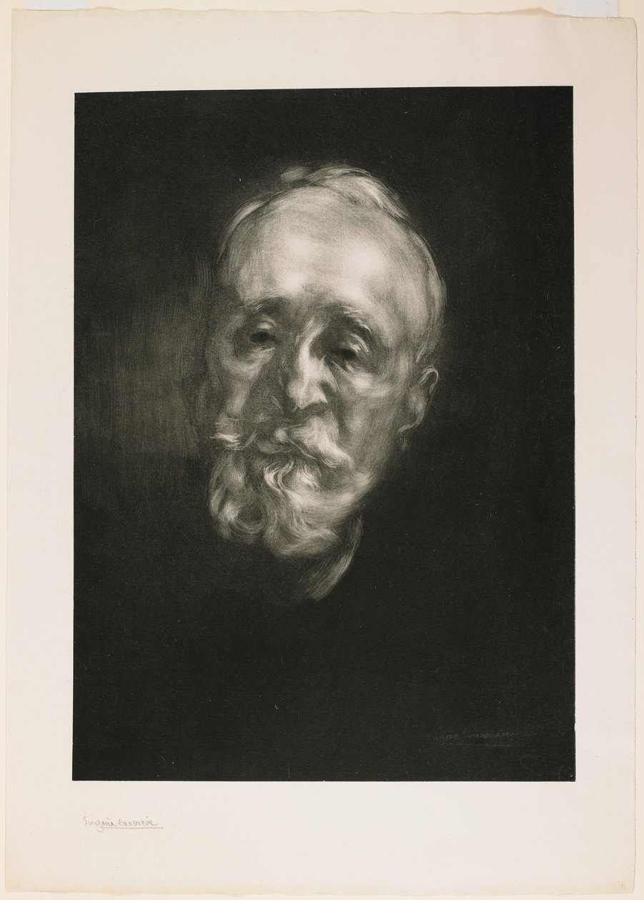 Puvis de Chavannes (Andre plansje) av Eugène Carrière
