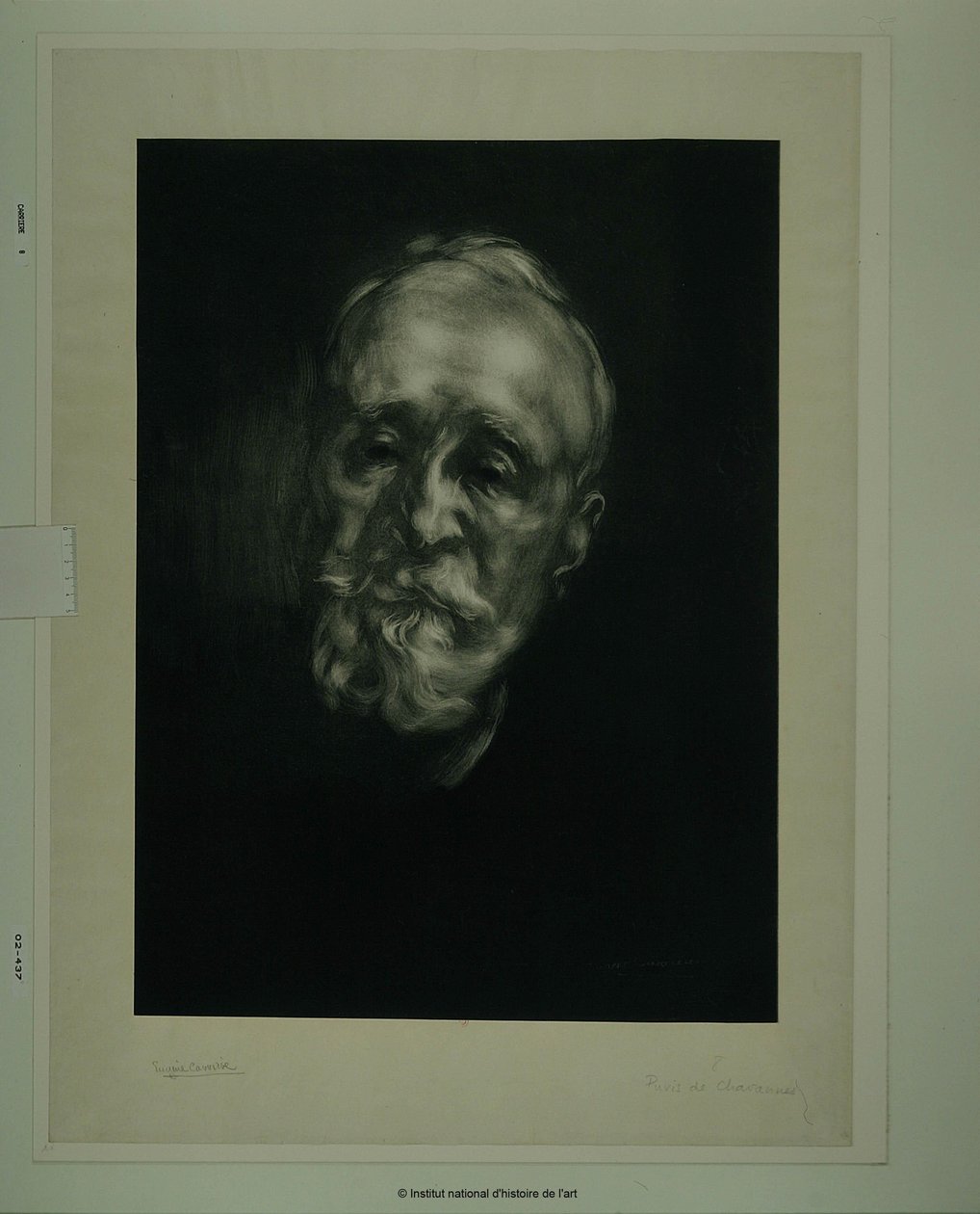 Puvis de Chavannes av Eugène Carrière