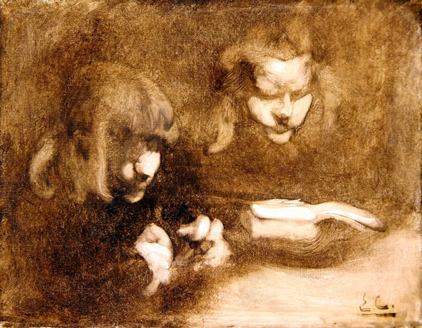 Lesning av Eugène Carrière