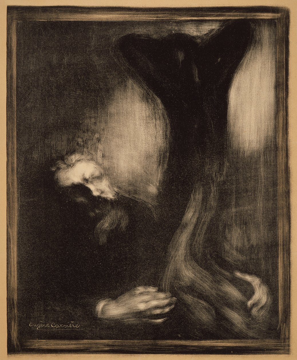 Rodin skulpterer av Eugène Carrière