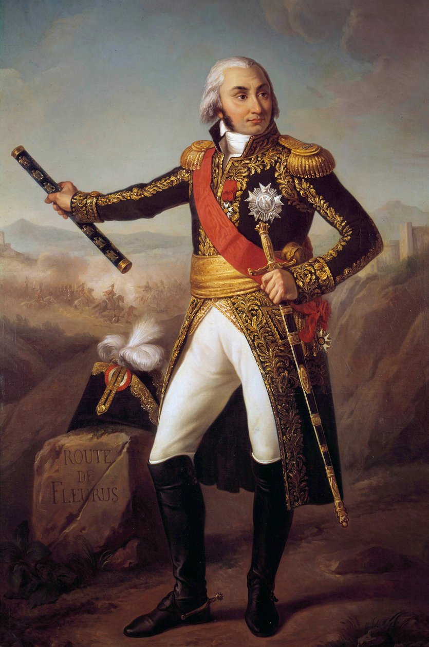 Portrett i full lengde av Jean Baptiste, grev Jourdan, marskalk av imperiet i 1804 (1762-1833) Maleri av Eugene Louis Charpentier (1811-1890) 1856, 2,15 x 1,4 m. av Eugene Charpentier
