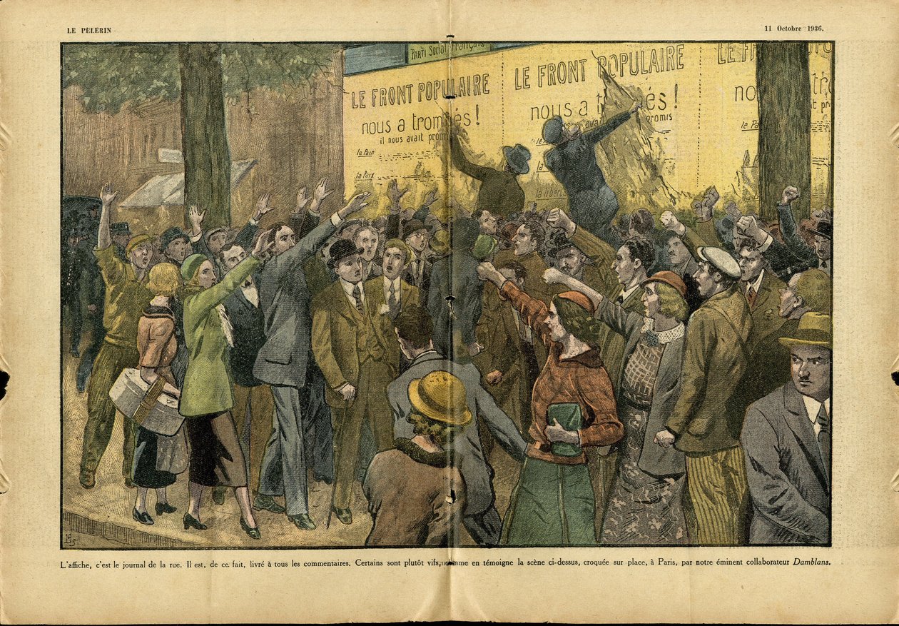 Illustrasjon av Eugene Damblans (1865-1945) i Le Pelerin av Eugene Damblans