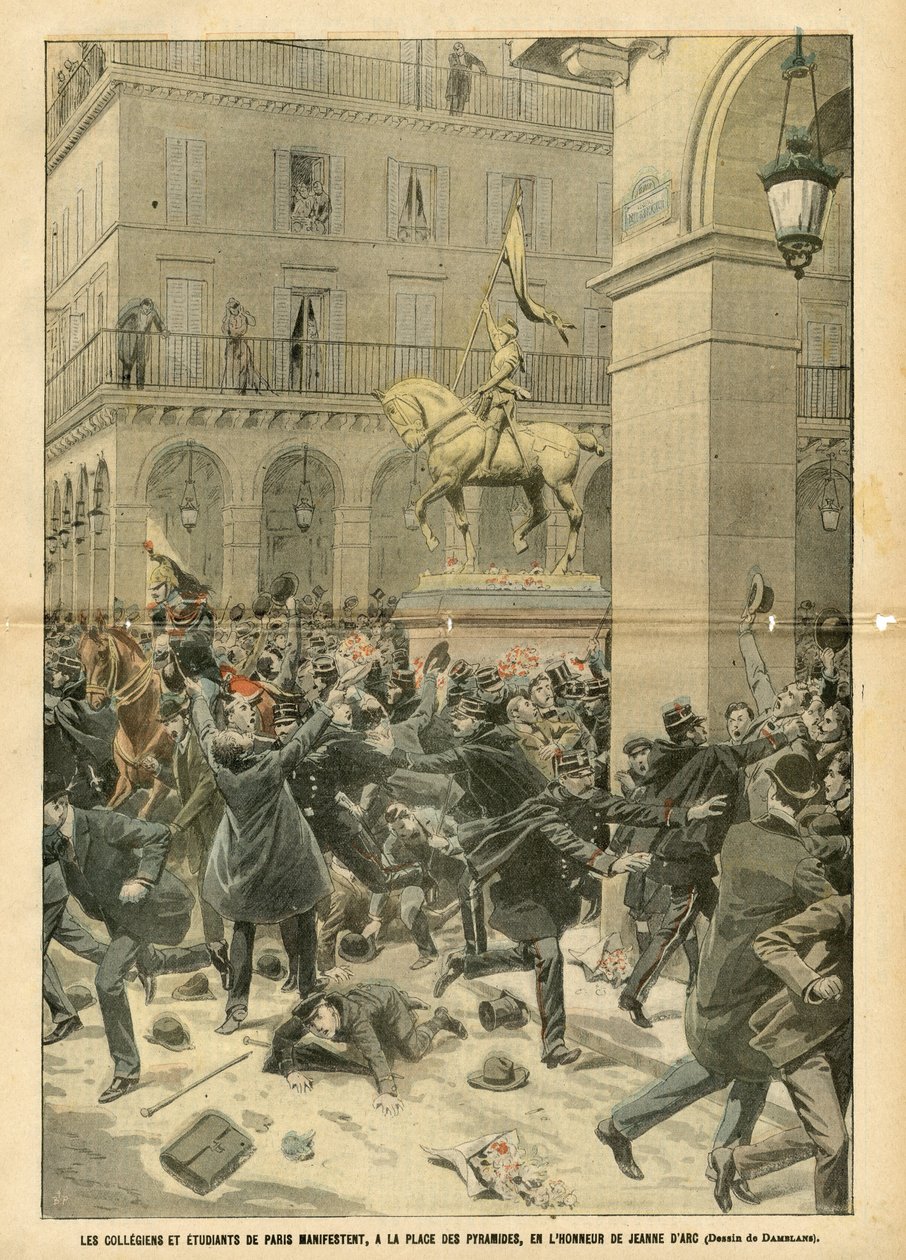 Illustrasjon av Eugene Damblans (1865-1945) i Le Pelerin av Eugene Damblans