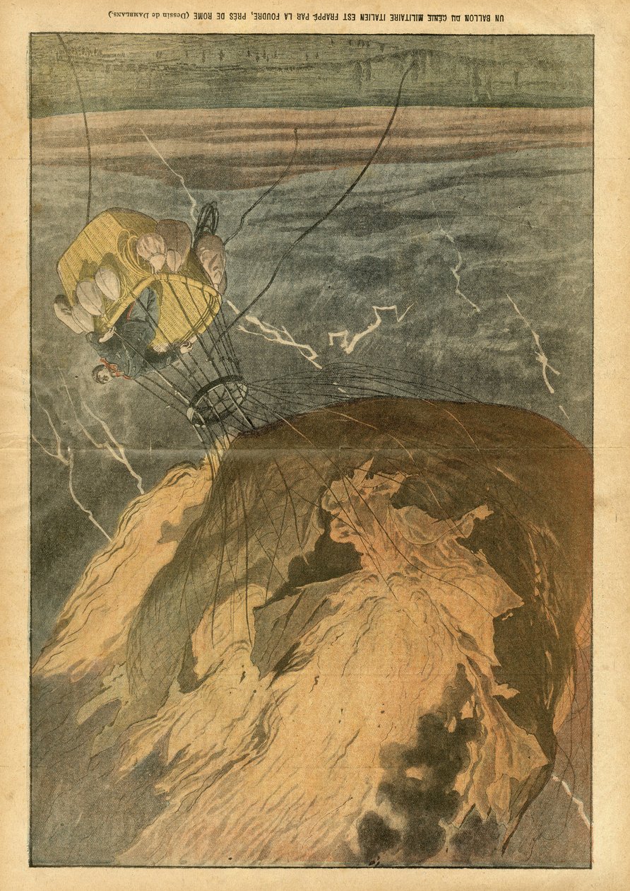 Illustrasjon av Eugene Damblans (1865-1945) i Le Pelerin av Eugene Damblans