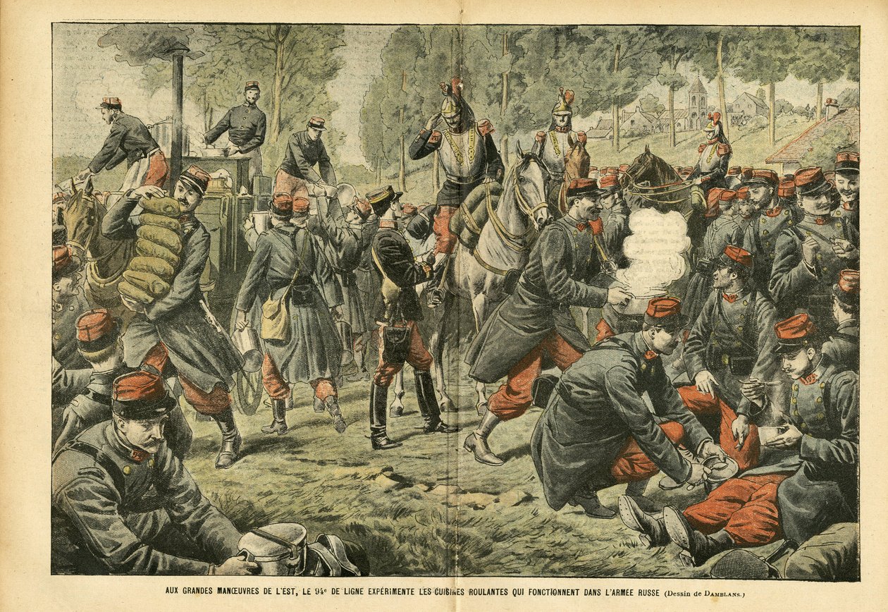 Illustrasjon av Eugene Damblans (1865-1945) i Le Pelerin av Eugene Damblans