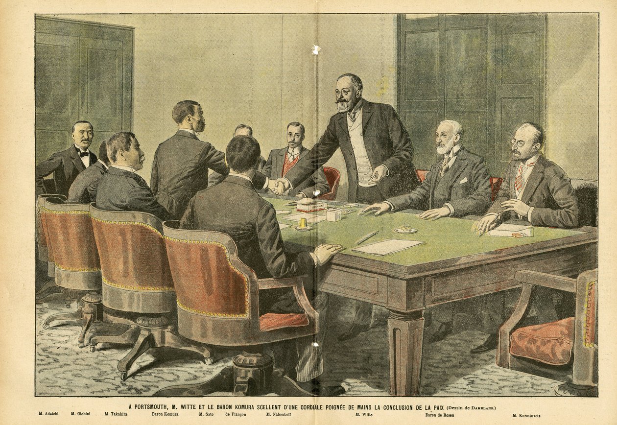 Illustrasjon av Eugene Damblans (1865-1945) i Le Pelerin av Eugene Damblans