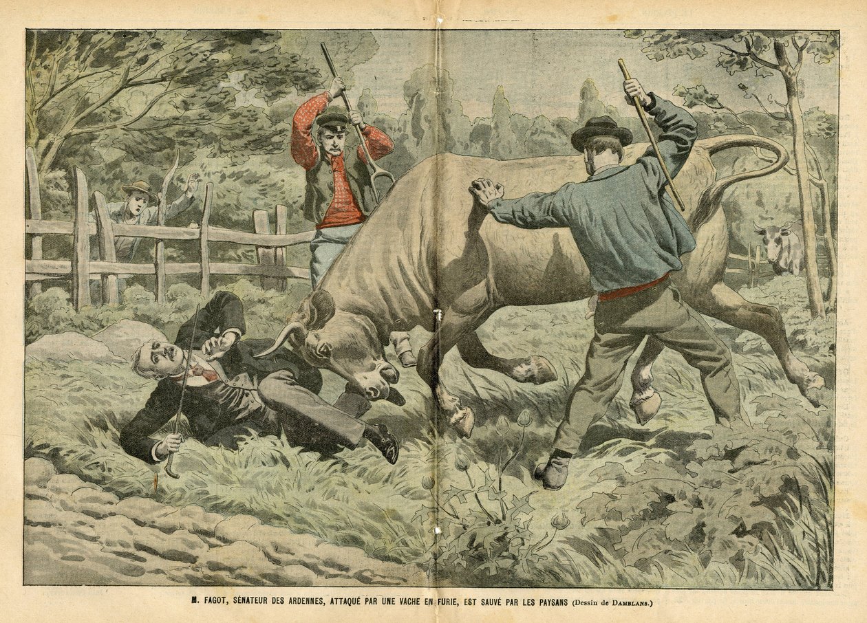 Illustrasjon av Eugene Damblans (1865-1945) i Le Pelerin av Eugene Damblans