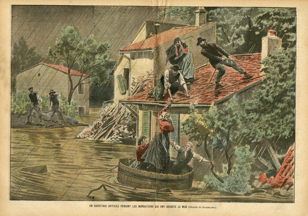 Illustrasjon av Eugene Damblans (1865-1945) i Le Pelerin av Eugene Damblans