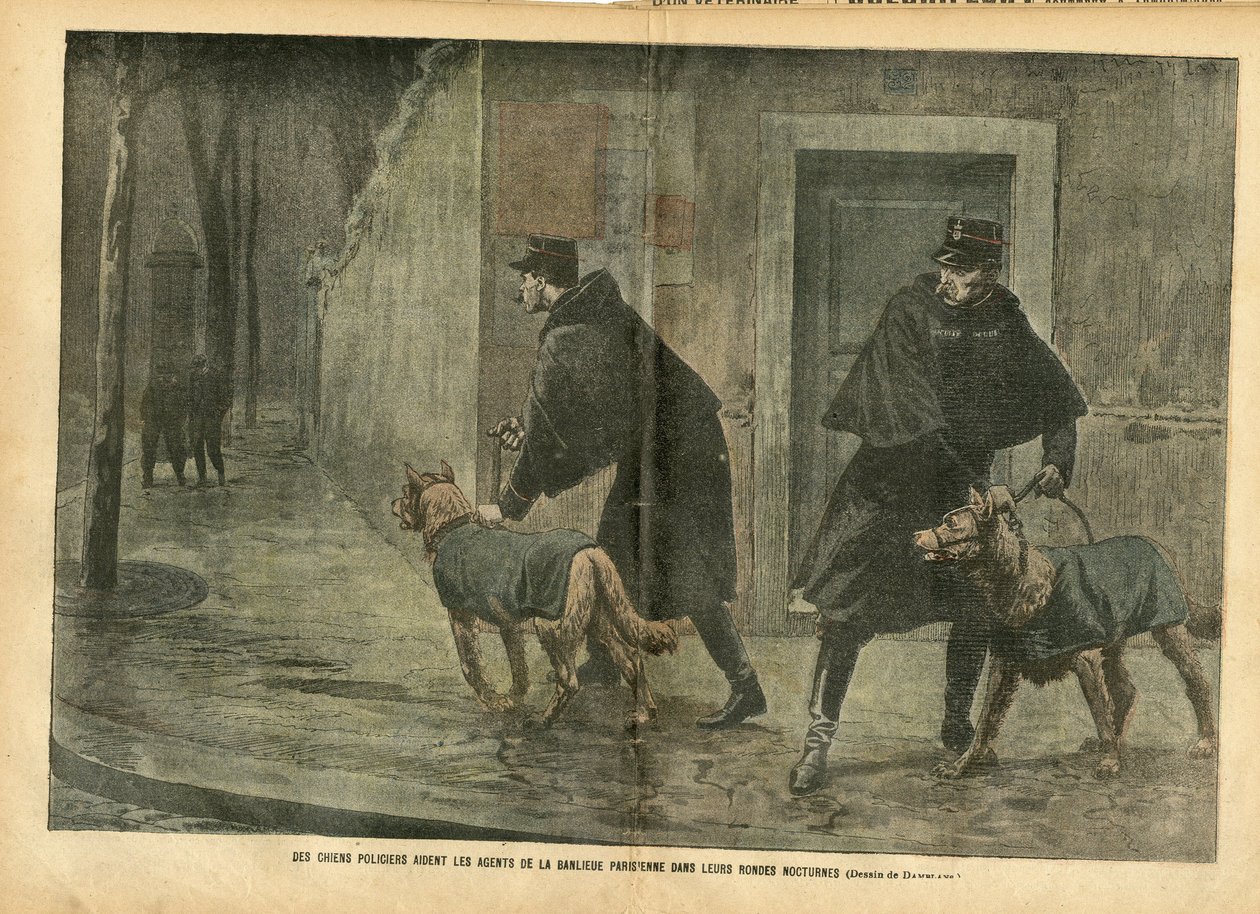 Illustrasjon av Eugene Damblans (1865-1945) i Le Pelerin av Eugene Damblans