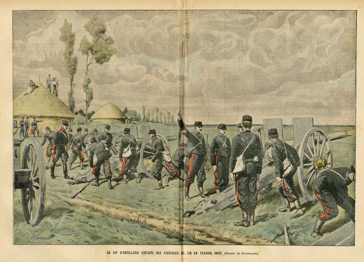 Illustrasjon av Eugene Damblans (1865-1945) i Le Pelerin av Eugene Damblans