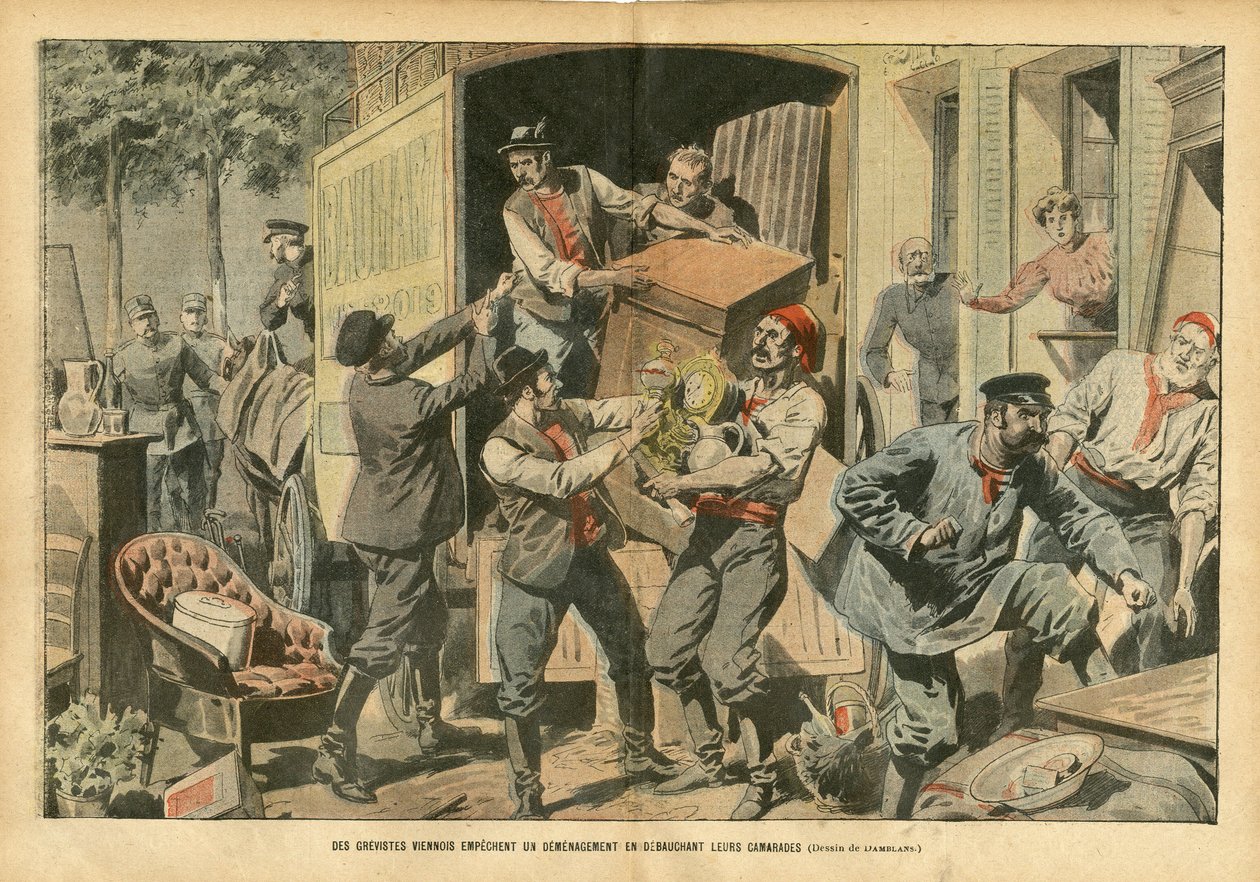 Illustrasjon av Eugene Damblans (1865-1945) i Le Pelerin av Eugene Damblans