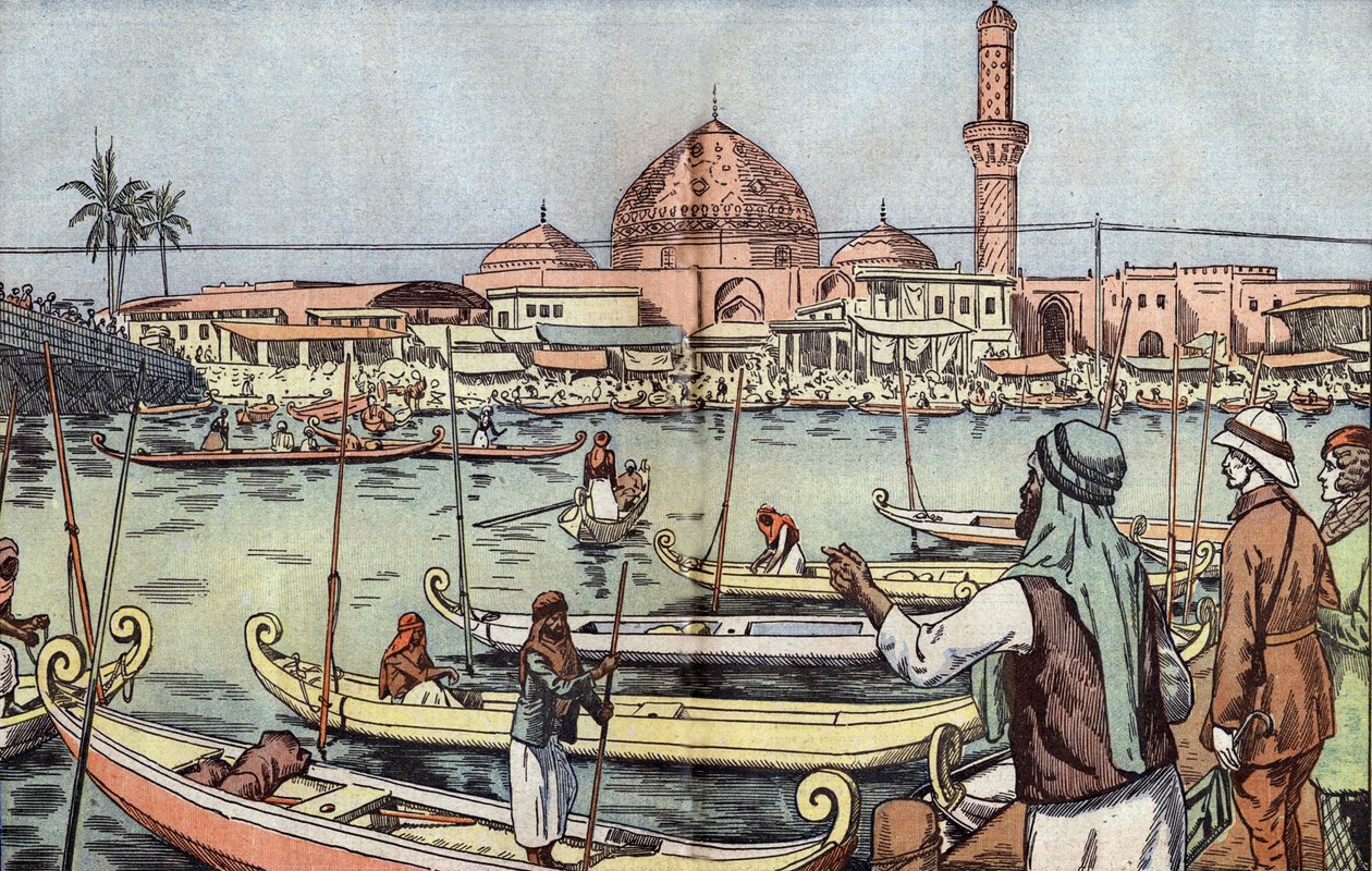 Mada Ashar, illustrasjon av Damblans fra den franske avisen "Le Pelerin" 29. januar av Eugene Damblans