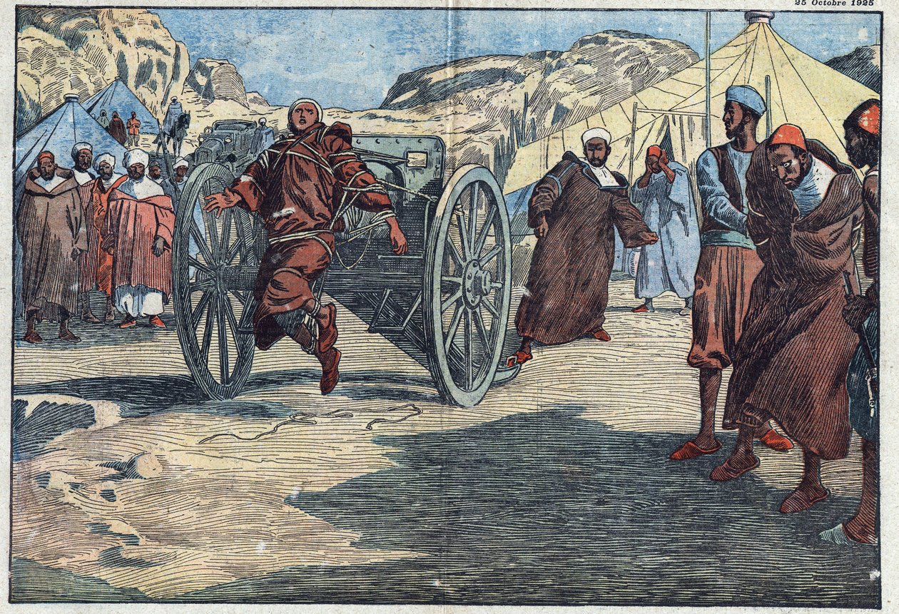 Marokko-krigen: Dubelkarem (Abdulkarim Al Khattabi av Eugene Damblans