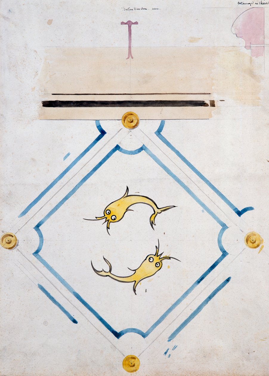Motiver for en baderomsflis, Chateau d