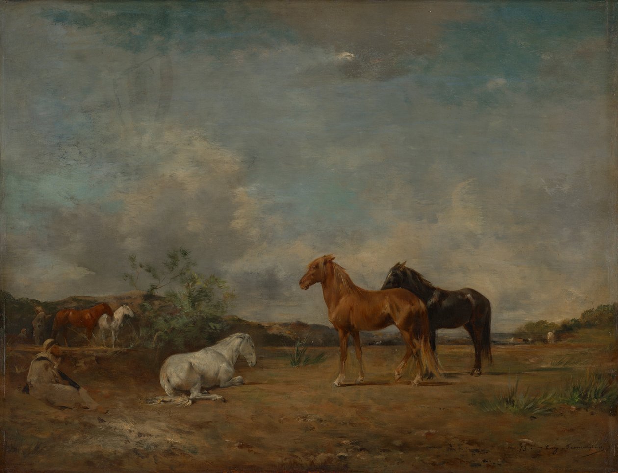 Arabisk leir av Eugène Fromentin