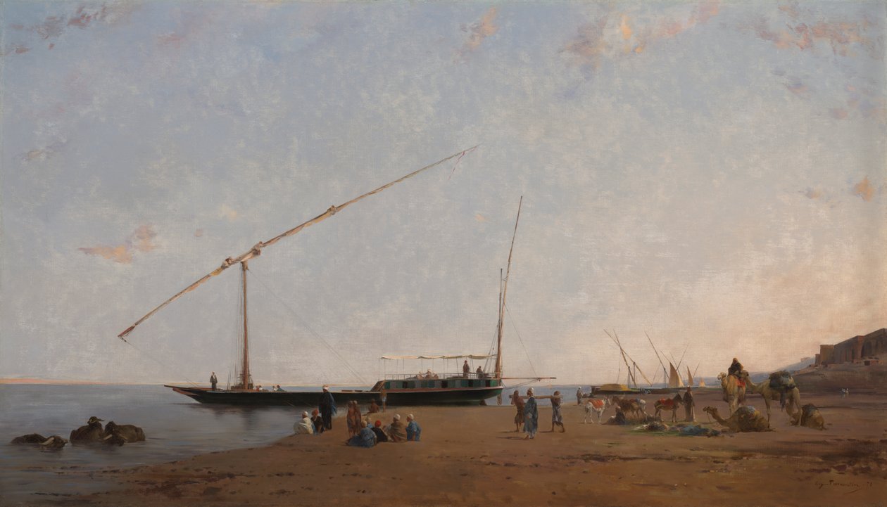 På Nilen, nær Philae av Eugène Fromentin