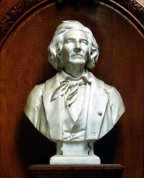 Portrettbyste av Marc Seguin (1786-1875) arkitekt og ingeniør av Eugene Guillaume