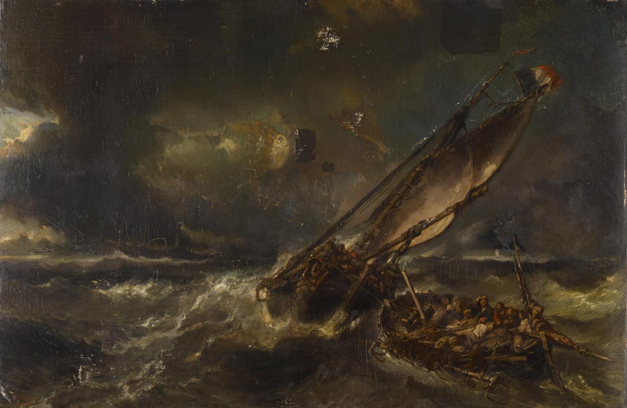 Etter stormen av Eugene Isabey