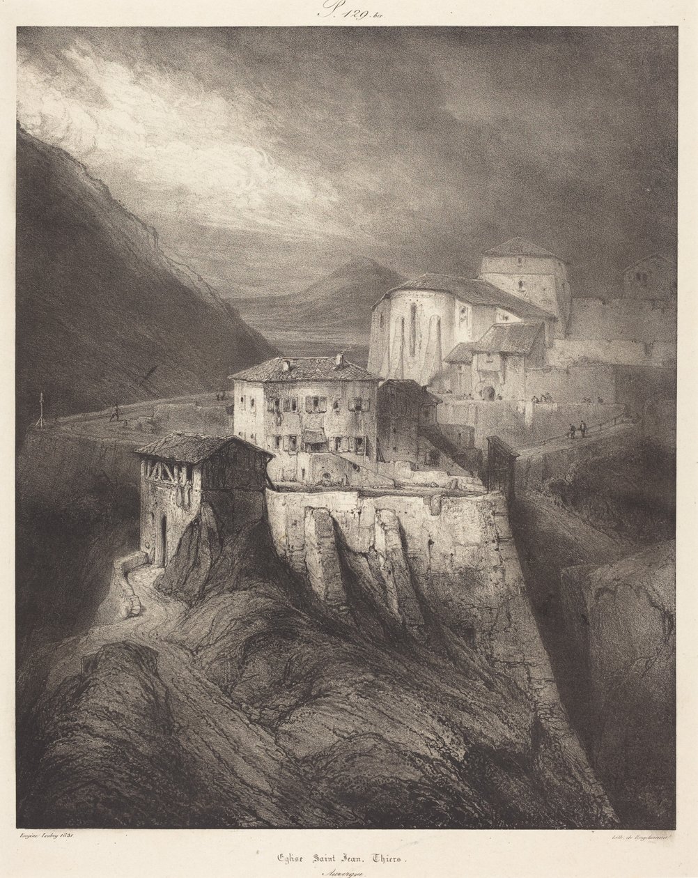 Saint-Jean-kirken, Thiers av Eugene Isabey