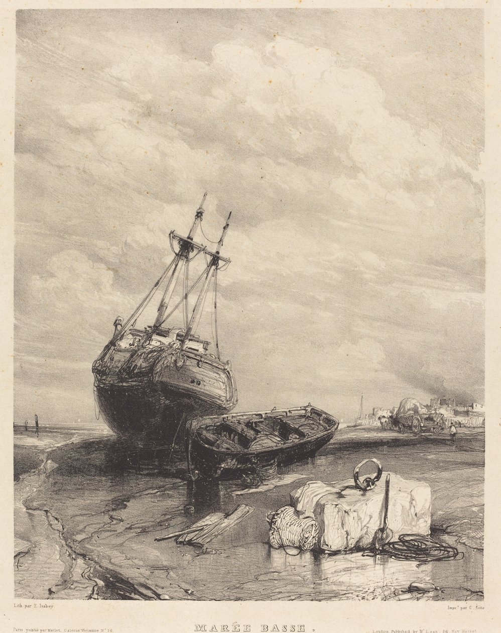 Lavvann av Eugene Isabey