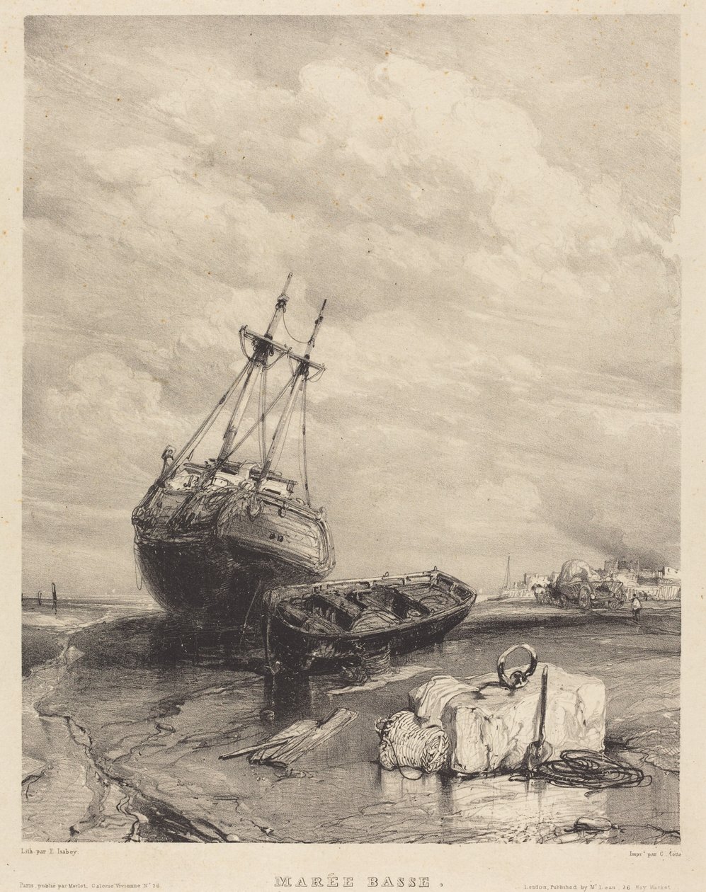 Lavvann av Eugene Isabey