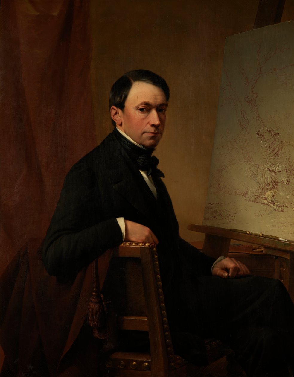Selvportrett av Eugene Joseph Verboeckhoven