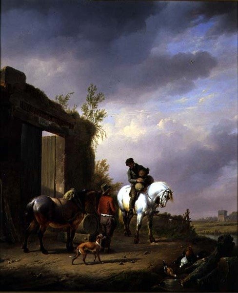 De reisendes hvile av Eugene Joseph Verboeckhoven